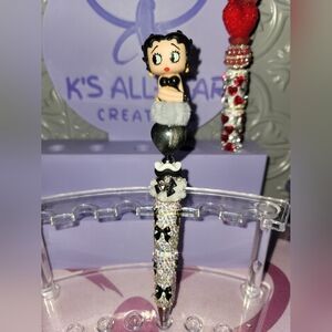 Betty Boop Figure Bling Pens-Choose your Color, priced individually